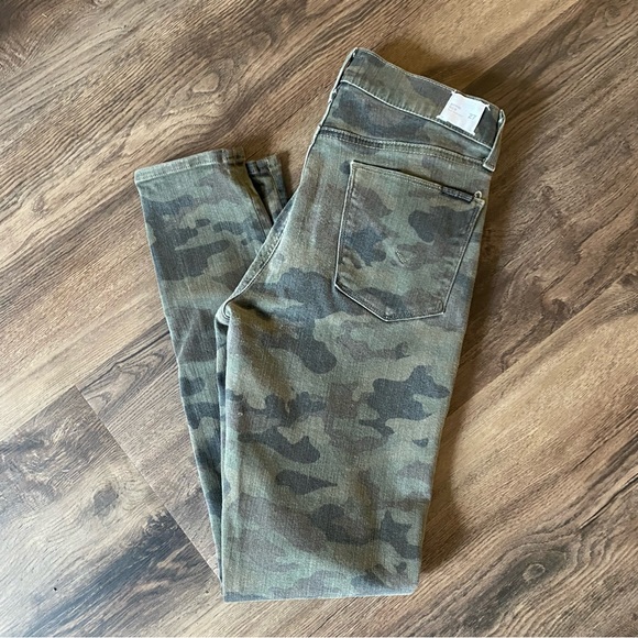 Hudson Camouflage Nico Midrise Ankle Skinny Jeans - Picture 2 of 10